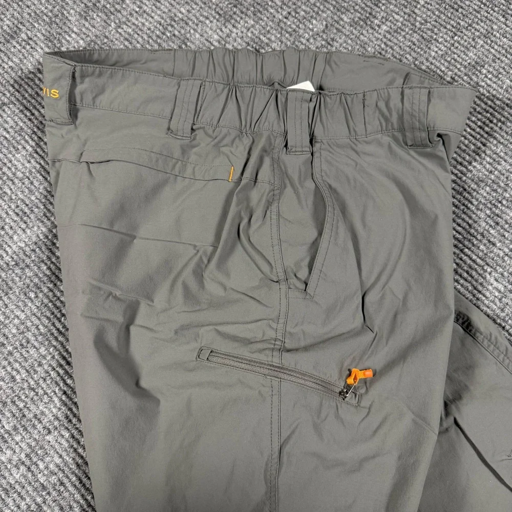 Orvis Jackson Quick Dry Pants Black Mens Size L 35x30 Hiking Outdoors Camp - Picture 5 of 10